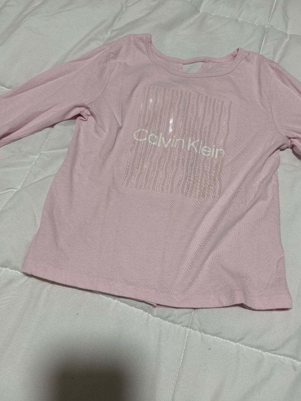Calvin Klein girls top long sleeve size 8/10